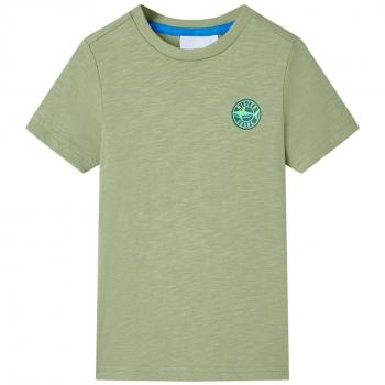 Camiseta infantil caqui claro 104