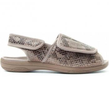Sandalia Confortable Para Mujer Northome Soffia 81501 Taupe