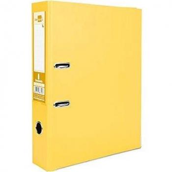 ARCHIVADOR AZ FOLIO DE LOMO ANCHO EN COLOR AMARILLO