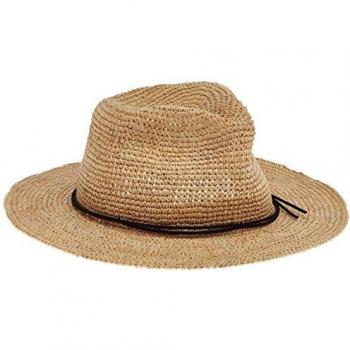 Barts Celery Panama Hat - Unisex, Natural Color, Suede Detail, Size M