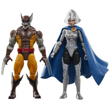 Wolverine 50th Anniversary Marvel Legends 2-Pack: Wolverine & Lilandra Neramani 15 cm Action Figures
