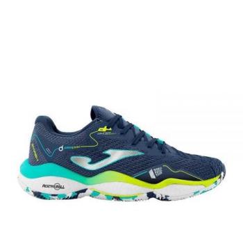 Zapatillas de Tenis Joma Smash para Tierra Batida, modelo 2303 Navy, características: suela específica para tierra batida, diseño ligero y transpirable, refuerzos en la parte superior para mayor durabilidad, plantilla acol