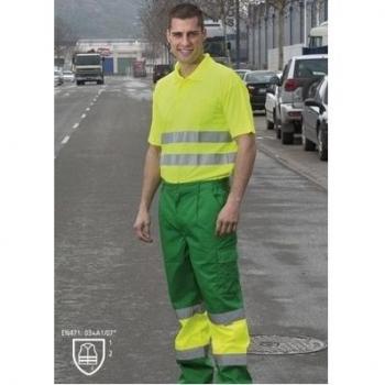Juba M127488 - Pantalón largo alta visibilidad hv814 talla xl 48-50