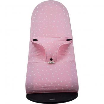Funda de algodón compatible con hamaca Babybjorn Soft, Balance y Bliss Jyoko Dino Party Pink Sparkles