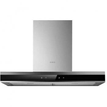 Hélica Adéle IS BLIX/A/90 X 60 - Campana extractora de cocina de 90 cm con aislamiento de acero inoxidable + cristal negro