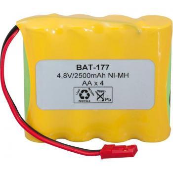 Batería Recargable NI-MH 4.8V 2500mAh AAx4 NiMH