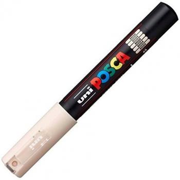 Uni Posca PC-1M Beige Marcador No Permanente Punta Fina 0.7mm