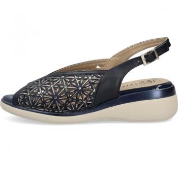 Sandalias Planas PITILLOS 5593 Mujer Azul Marino