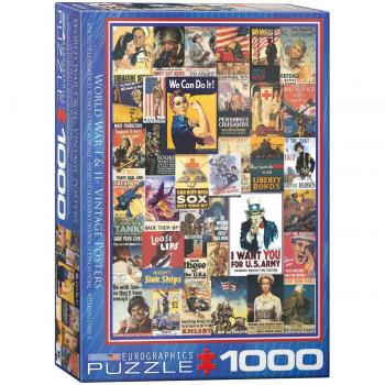 Eurographics 1000-Piece Puzzle - World War I & II Vintage Posters