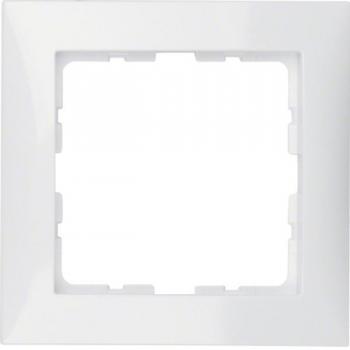 Hager Interruptor Berker S1 con Marco de 1 elemento en color Blanco Polar