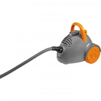 Bomann DR 906 CB - Limpiadora al vapor de 3,5 bar, 9 accesorios, 1350 W, color gris y naranja
