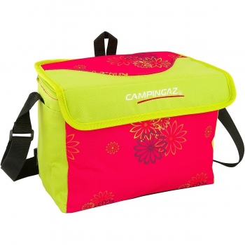 Campingaz MiniMaxi - Nevera Portátil Compacta y Flexible, Color Rojo/Amarillo, 9L