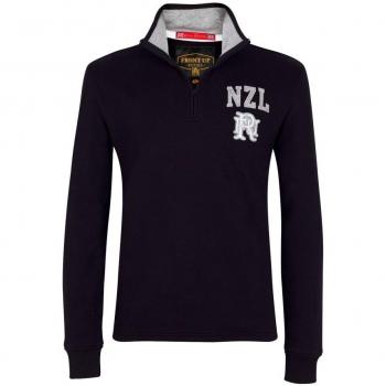Frente a Rugby World Tour cuarto cremallera hombres suéter mediados capas Morado Z75 Heather Talla:mediano