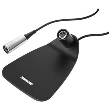 Shure CVD-B Desktop Microphone Base with Installation Accessories, Black