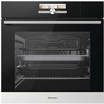 Hisense BS5545AG - Horno a Vapor 100% + Multifunción Clase A+, Gran capacidad 73L, Sonda térmica, Contenedor de agua 1,3L, Guía Telescópica Incluida, Cierre Suave, Puerta Blindada Ultra fría Quadro