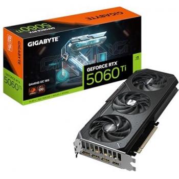 Gigabyte GeForce RTX 5060 Ti Gaming OC 16GB GDDR7 Graphics Card - PCI-E 5.0, 2647 MHz Core Clock, Triple DisplayPort, HDMI
