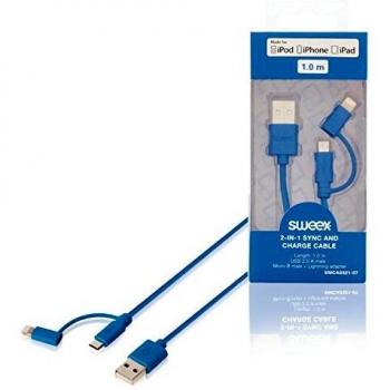 Cable de 100 m en color azul