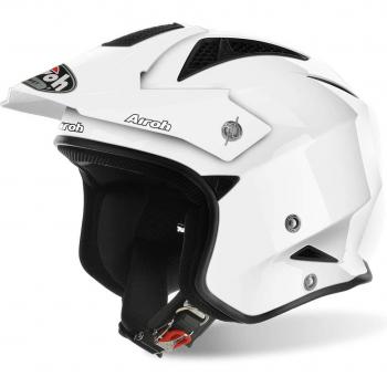 Airoh TRR S Cascos, Adultos Unisex, Color White Gloss