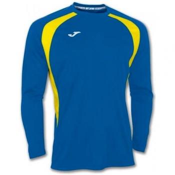 Joma 100015.709 - Camiseta de equipación de manga larga para hombre, color azul royal / amarillo, talla XL