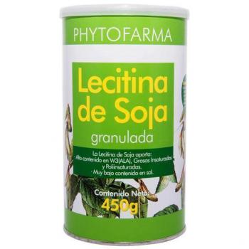 PHYTOFARMA Lecitina de Soja 450 grs - Suplemento natural para mejorar la memoria y la salud hepática