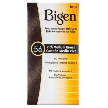 Bigen Permanent Powder Hair Colour - Rich Medium Brown Nº 56
