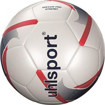 uhlsport Soccer Pro Synergy Balón fútbol, Juventud Unisex, White/Navy, 3