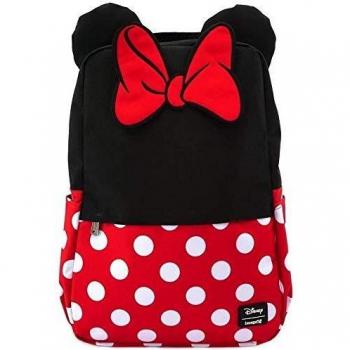 Loungefly Disney Minnie Mouse Cosplay Mochila cuadrada de nailon