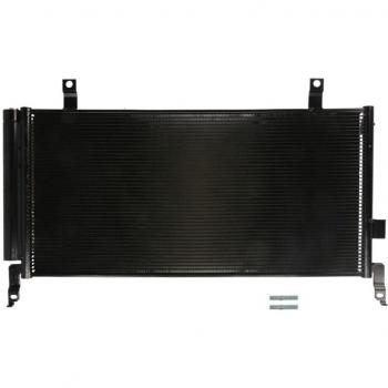 Condensador de aire acondicionado THERMOTEC KTT110627 con secador, dimensiones 660 x 300 mm, conexión de 16 mm, compatible con SUBARU Forester IV