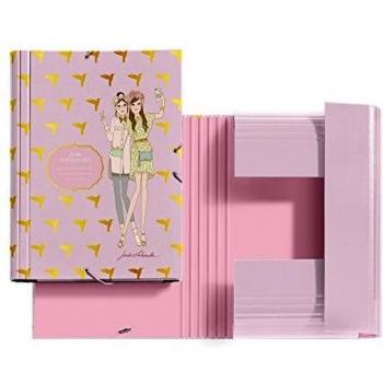 Jordi Labanda 20928 - Carpeta solapas chicas colibris jl, cartón, DIN A4: 210 x 297 mm