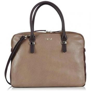 Cinque Fabiola Handtasche Mit Reißverschluss - Bolso de hombro, color Taupe 7985, talla 34x25x6 cm