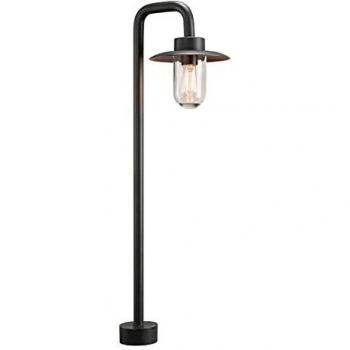 SLV luminaria de pie MOLAT POLE / iluminación exterior para caminos, paredes, entradas, lámpara led de jardín de exterior / E27 IP44 60 W antracita