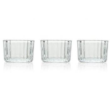 3 x portavelas de rugoso aumenta el condicionamiento aérobico y vela Flame - 4 cm