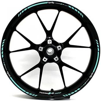 Kit de Pegatinas Compatibles con Llantas de Moto Aprilia Tuono V4 1100