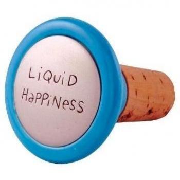 Our Name Is Mud by Lorrie Veasey Liquid Happiness Wine Stopper , 2-1/4-Inch by Enesco