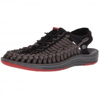 Keen Uneek Flat - Sandalias - gris/negro Talla 43 2017