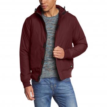 DICKIES Cornwell, Impermeable para Hombre, Maroon, Med'm