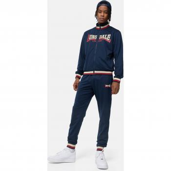 Lonsdale Chándal Poolewe Azul - Chándal de poliéster, diseño moderno, color azul, incluye chaqueta con cremallera y pantalones a juego, ideal para entrenamiento y uso diario