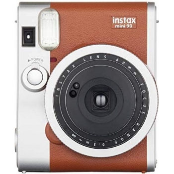 Cámara Instantánea Fujifilm Instax Mini 90 Neo Classic en Marrón y Plata