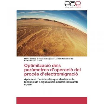 Optimitzacio Dels Parametres D'Operacio del Proces D'Electromigracio: Aplicació d'elèctrodes que alenteixen la hidròlisi de l'aigua a sòls contaminats amb coure