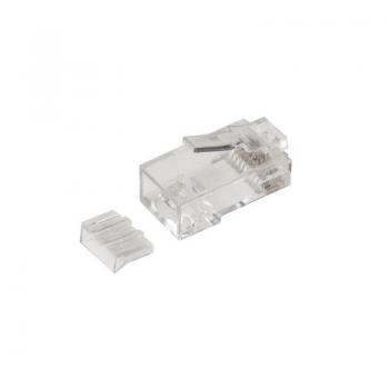 Conector RJ45 UTP Cat6 LVN125418 Transparente