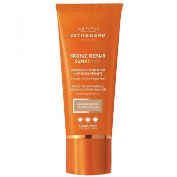 Crema Facial Antiarrugas Esthederm Bronz Repair Sunkissed con Color SPF Fuerte 50ml