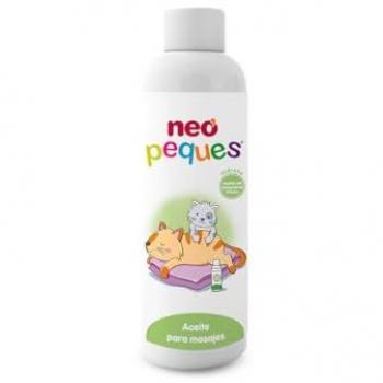 Aceite de Masajes para Niños Neo Peques - Con Almendras Dulces e Ingredientes Naturales - Calma, Nutre e Hidrata - 200 ml