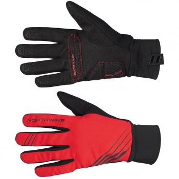 Guantes Btt Northwave Power 2 Gel Pad Negro-Rojo