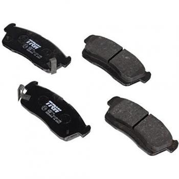 Juego de pastillas de freno TRW COTEC GDB3430 con avisador acústico de desgaste y accesorios, para freno de disco delantero, compatible con Subaru Justy 4
