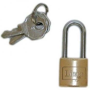 LINCE - Candado Laton Arco Largo Lince 30 Mm