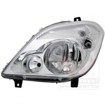 Faro Delantero Derecho H7/H7 con Luz de Direccion para Mercedes Sprinter W906 (2006-2013) - Van Wezel 3077962