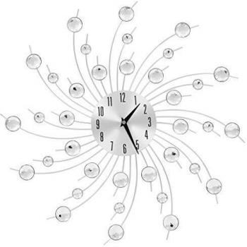 vidaXL Reloj Pared Moderno Diseño Rayos Sol Original Decorar Salón Cocina Baño