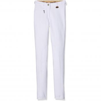 HKM Basic Pantalones de equitación para mujer, mujer, color weiß, tamaño medium