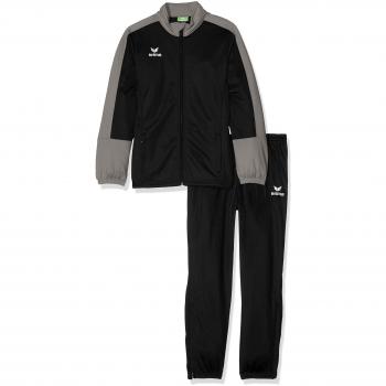 Erima Toronto 2.0 poliéster traje, todo el año, infantil, color negro/gris, tamaño 116