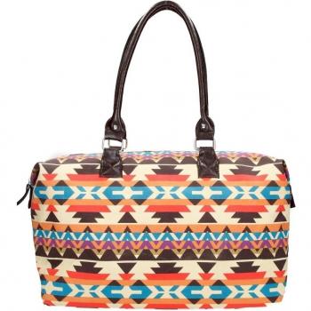 Beagles Bolso para mujer Weekend 16100 - 986, diseño aztecas